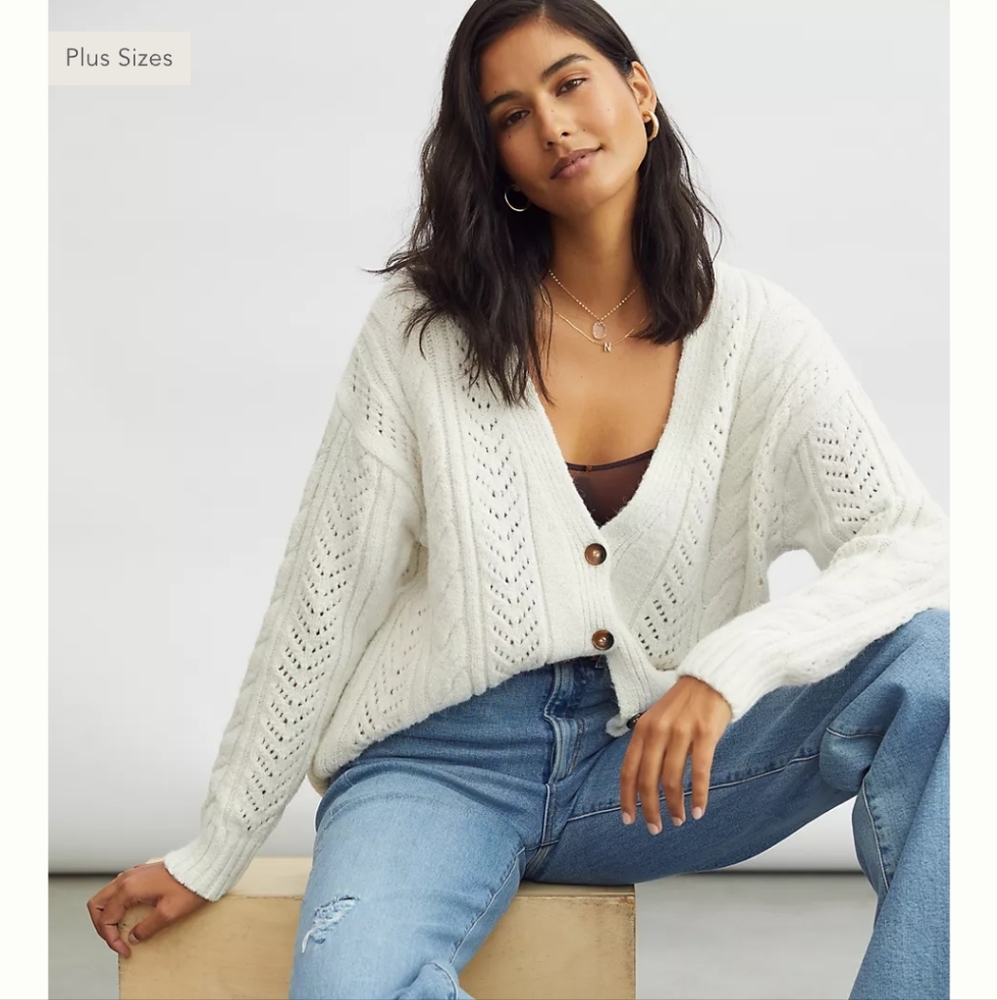 Classic Pointelle Cardigan